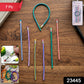 Assortment of vibrant swirl pencils