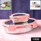 Oval and Triangle Stainless Steel Containers with Clip-lock Leakproof Lids