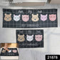 Kitchen floor mat set for home decoration and safety