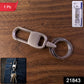 Durable metal carabiner key holder clip attached to bag or belt