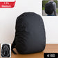 Close-up of the waterproof nylon rain cover fabric, highlighting its durable texture.