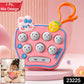 Musical toy keychain with cartoon design for children