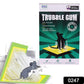Close-up of Indo Glow cardboard mouse trap showing its glue surface and foldable design.