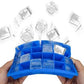Product shot of the ChillPour silicone ice cube tray.