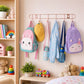 Kitchen use of wall hook rack in rose gold