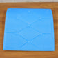 DIY self-adhesive blue wall decor foam panel