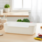 Utility baskets with built-in handles for easy carrying