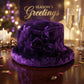 Side angled view of soft velvet bucket hat