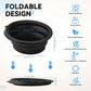 Specifications of  Silicone Face Ice Bowl showing dimensions